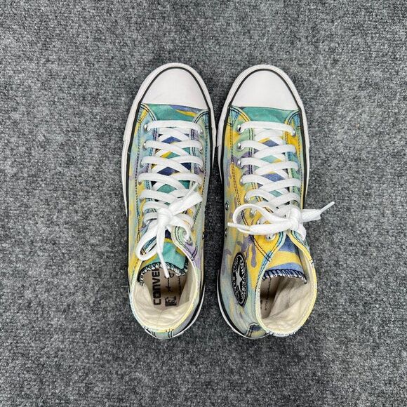 Converse Andy Warhol Sneakers Womens 10 Hi Colorful Camo Chuck Taylor All Star - Picture 10 of 14